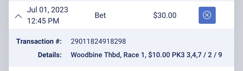 It’s Canada Day. Got to bet Woodbine. Let’s see if we can have a day. <a href="/WinningBred/">WinningBred</a>