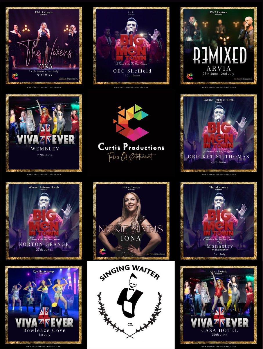 Super proud of all our creatives, cast and production team who are smashing it on land and sea. From Wembley to Warners &amp; ARVIA to IONA. 

#tailorsofentertainment