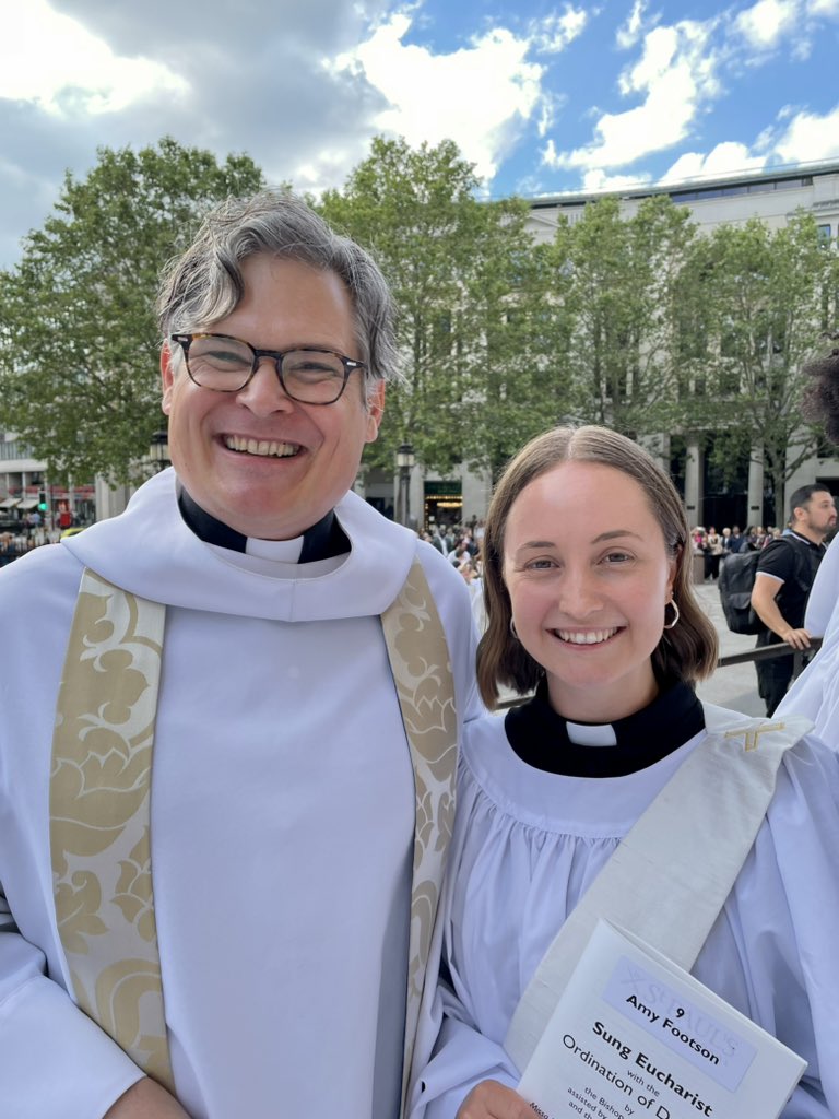 Welcome to our new curate, The Revd Amy Footson, who was made a Deacon in the Church of God today at <a href="/StPaulsLondon/">St Paul's Cathedral</a> by <a href="/bishopSarahM/">BishopSarah</a> at the request of @ABFreier. <a href="/melbournedean/">Andreas Loewe</a> and members of the Cathedral community were able to be there. Blessings to Amy and all #newrevs.