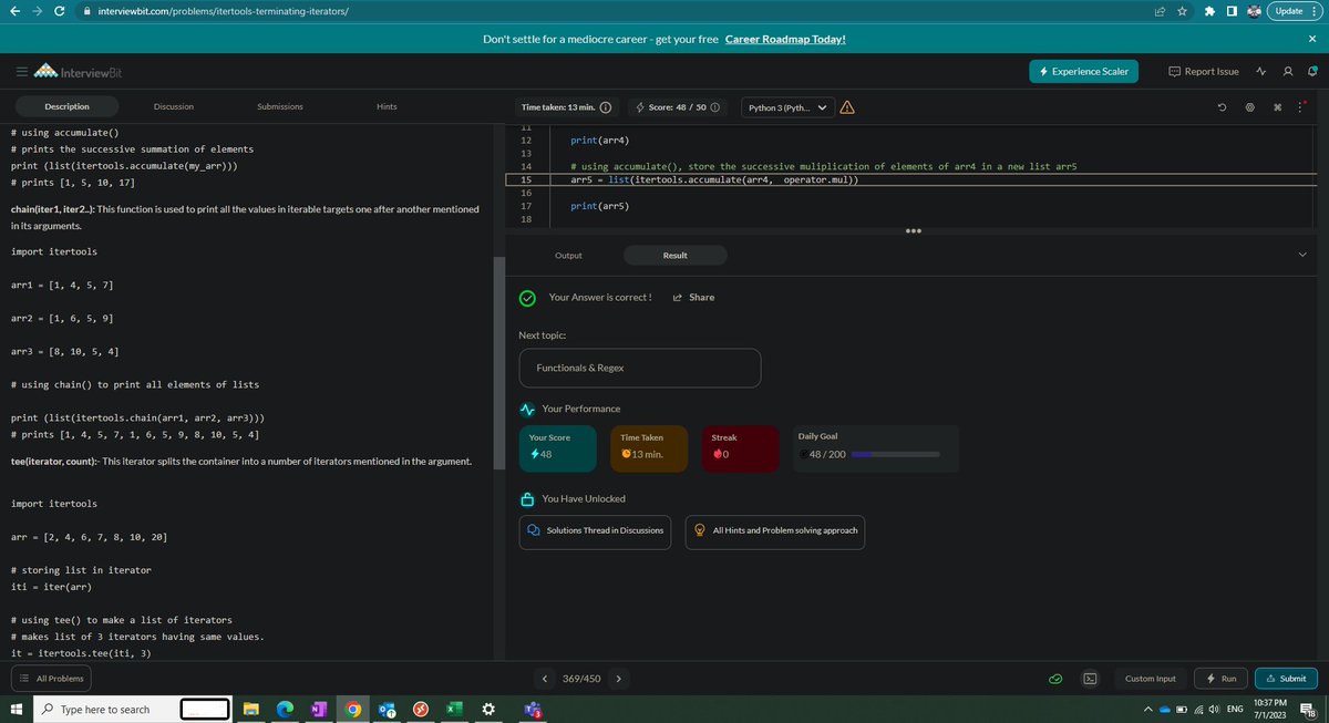 fooking_hell's tweet photo. Hello All, I have completed #Day61 of #365DaysofCode  Challenge with
@Scaler

Today I solved: https://t.co/snTptfHMXG
Community Link: https://t.co/BIHSgRSLiO #scalerdiscord #codewithscaler https://t.co/KYl0uTvBQc