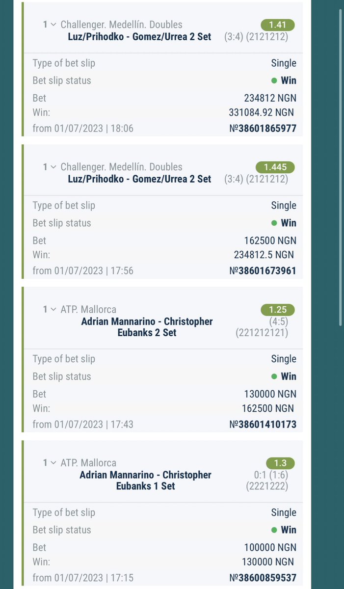 Mrbankstips's tweet photo. 100k - 331k ✅✅✅

3.3 odds 🍏🍏🍏

Join https://t.co/QkkYdxrTPS for daily inplay tips ✅

Wimbledon starts on Monday ✅ https://t.co/a8BRy5SJno