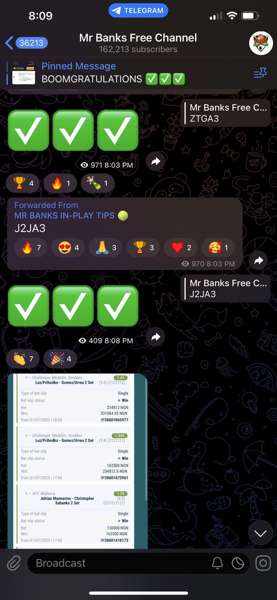 Mrbankstips's tweet photo. 100k - 331k ✅✅✅

3.3 odds 🍏🍏🍏

Join https://t.co/QkkYdxrTPS for daily inplay tips ✅

Wimbledon starts on Monday ✅ https://t.co/a8BRy5SJno