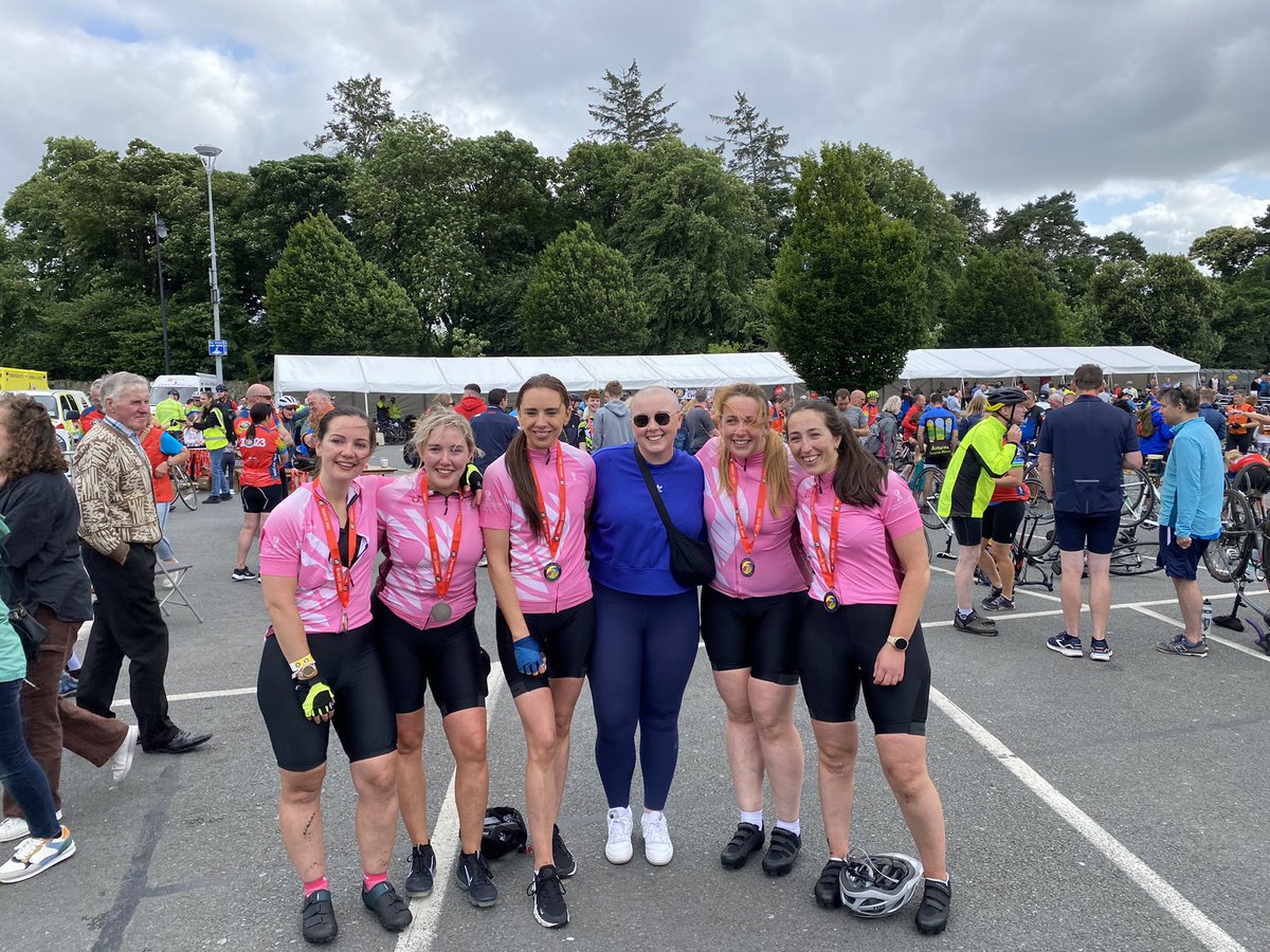 Ring of Kerry? Completed it mate. Well done to our Whitehall ladies on successfully completing the 179km spin. Congratulations to Kate Mulvey, Aoife Wade, Niamh Costello, Celine Darcy, and Orla Ryan on raising over €10,000 for National Breast Cancer Research Institute.
