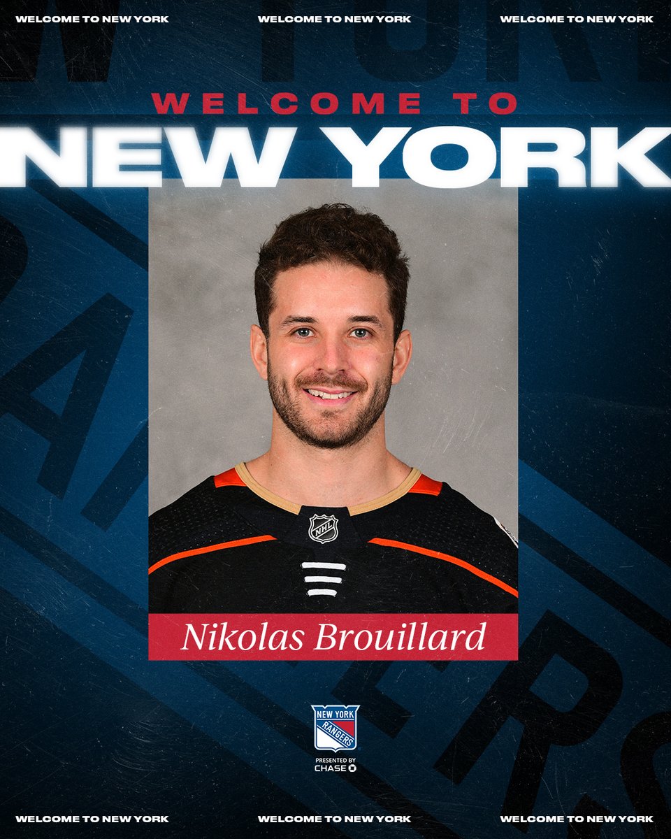 #NYR have agreed to terms with defensemen Connor Mackey and Nikolas Brouillard on one-year contracts.