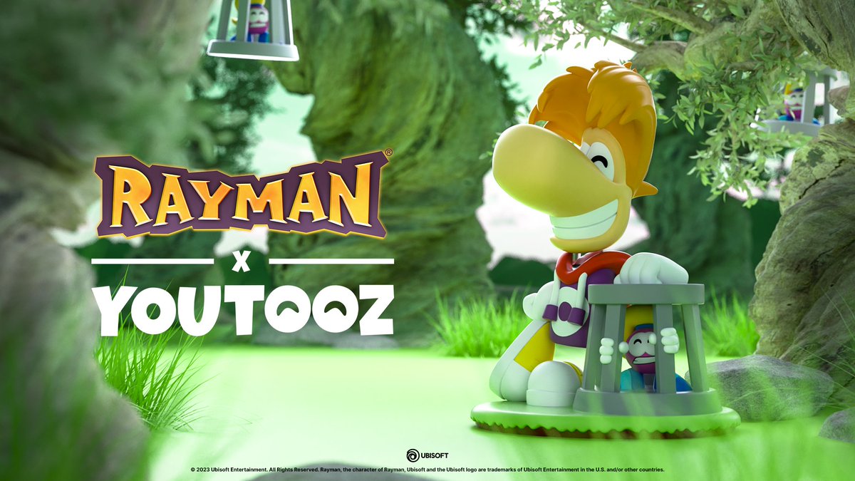 youtooz's tweet photo. happy rayday ✌️ 

rayman youtooz drops july 7th at 3pm est https://t.co/QS46DpzoFu