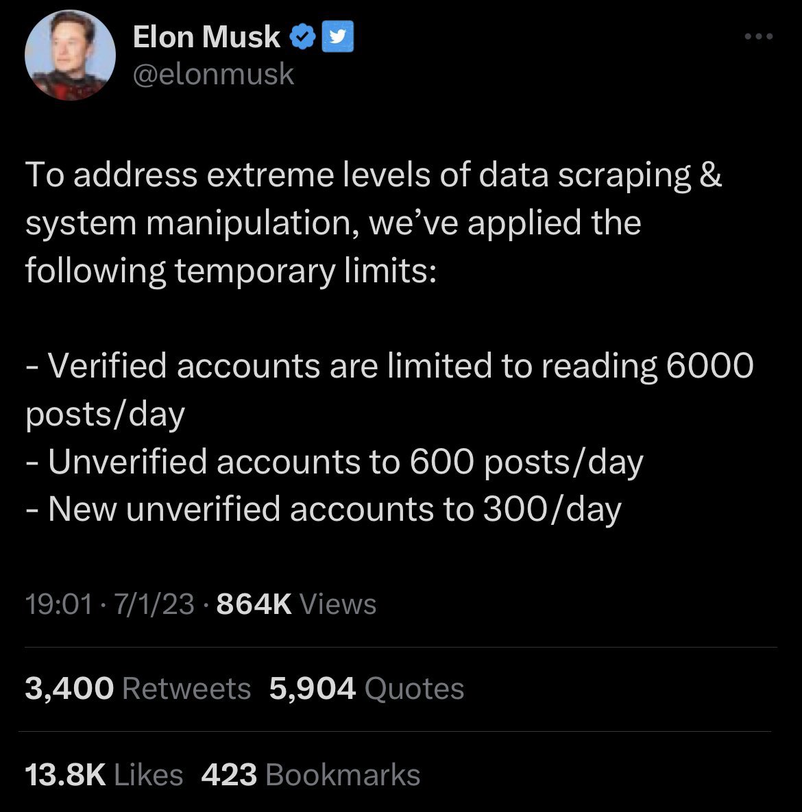 limiting the number of posts you can see a day while refusing to just show you the posts from people you want to see: a perfect system