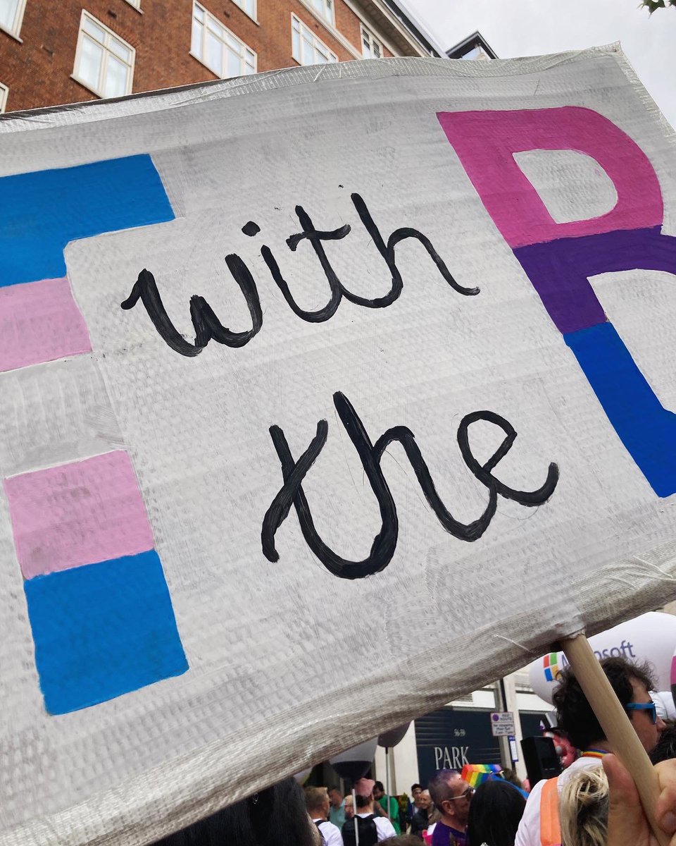 Pride in London was wonderful! I was with a bi community group and the disaster bisexuals were out in force, and I said at the time, walk down Piccadilly between the whooping crowds and bright flags, and think, I chose this life.