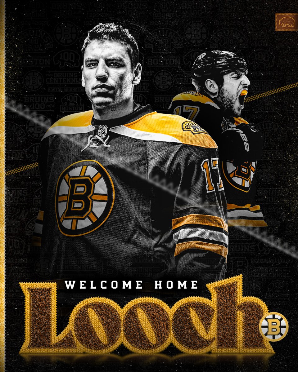 GUESS WHO'S BACK. Welcome home, @27MilanLucic!