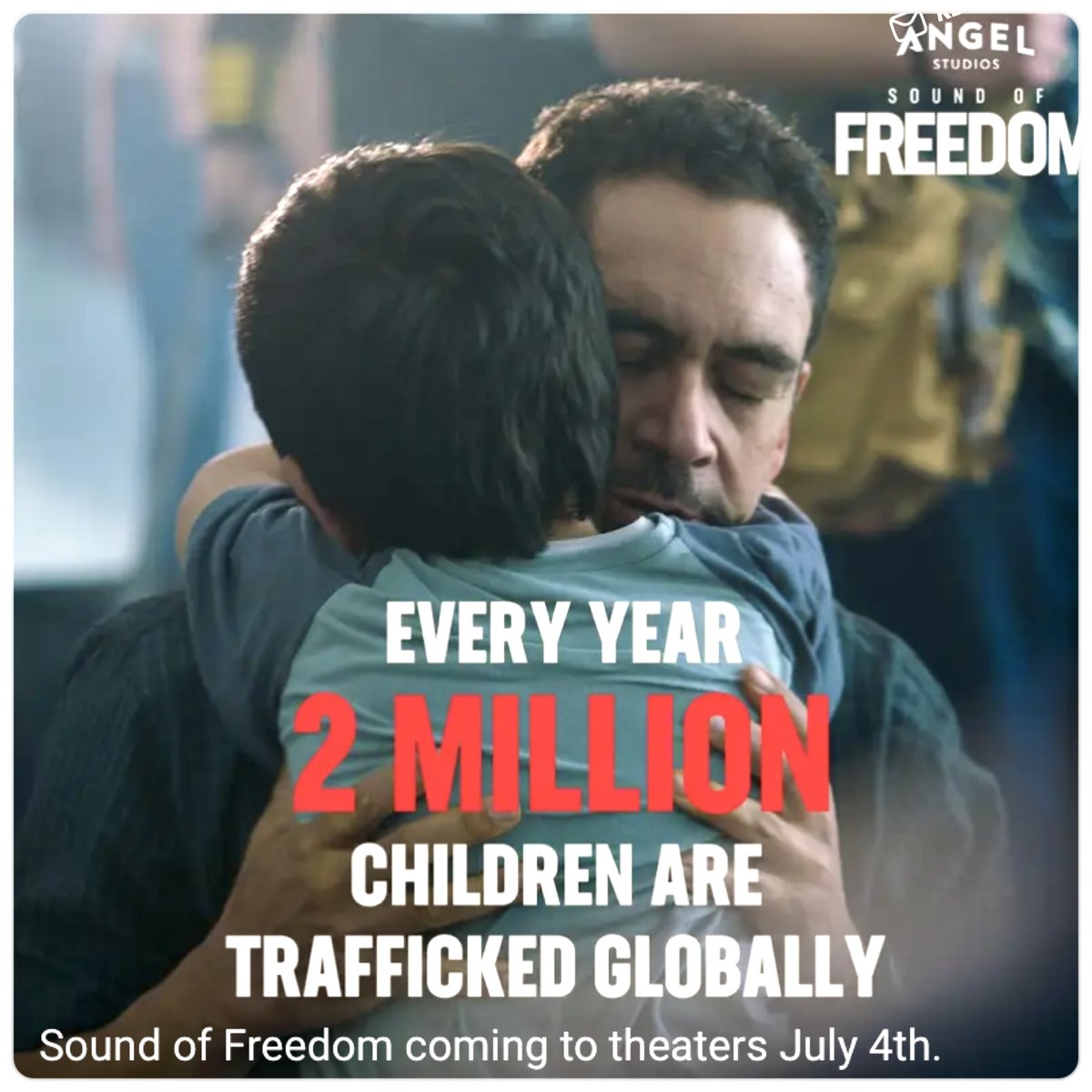 RDstyles7777's tweet photo. WIN 2 free tickets 2 C Sound of Freedom July 4 #SoundO... https://t.co/SOY9p5Yegs 2 free tickets 2 C Sound of Freedom July 4 #SoundOfFreedomMIN #2MillionFor2Million #MomentumInfluencerNetwork #USA #SaveTheKids #movietickets #chancetowin https://t.co/pet57ttuTV