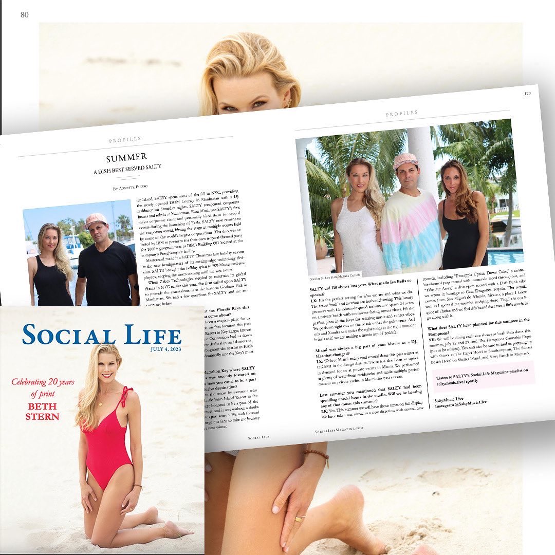 LeeKalt's tweet image. Just out! JULY 4th @SocialLifeMag issue Grab yours before it’s gone!
@BethStern cover model
SUMMER, A Dish Best Served Salty
Page 178

issuu.com/sociallifemaga…

#sociallife #sociallifemagazine #july2023 #issuu #magazine #salty #leekalt #xandrak #hamptons #bethstern #howardstern