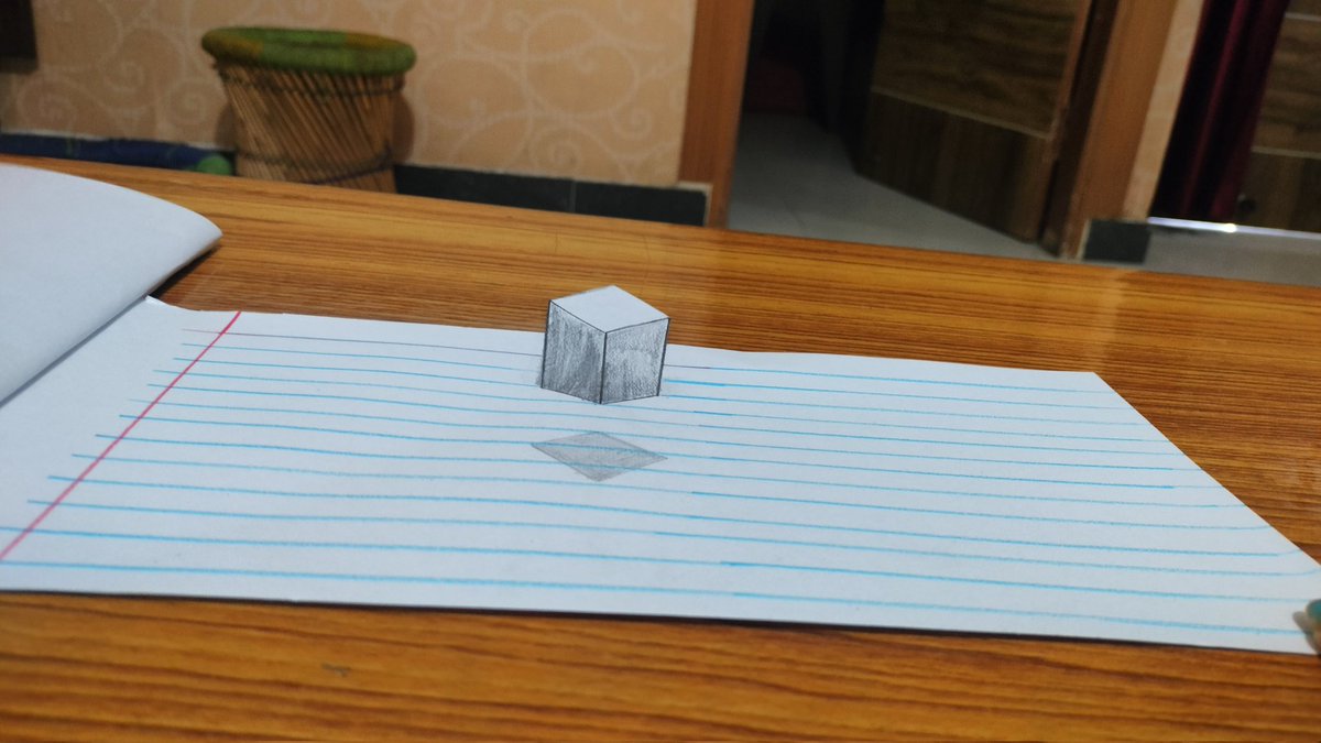 VineetaSivas's tweet photo. Floating cube #SCIENCE_FACT #3dartwork @basicshiksha_up @ScienceMagazine @scientists_feed @singh21hemant @thisissanjubjp https://t.co/muYlNMZGOx