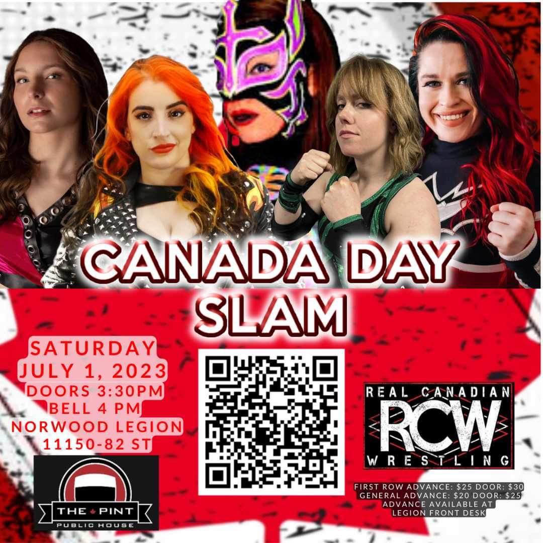 Real Canadian Wrestling on Twitter "LIVE PRO WRESTLING IN EDMONTON! 🇨🇦