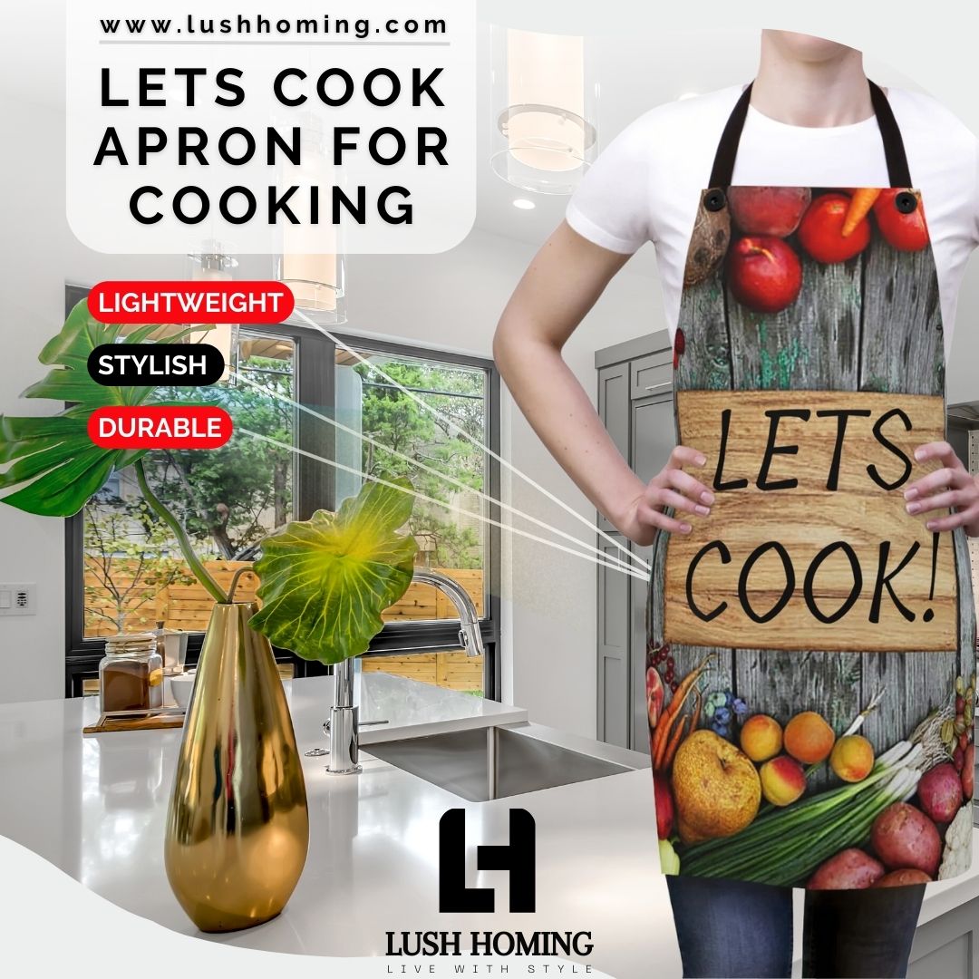 Apron up and unleash your inner chef.
lushhoming.com

#KitchenFashion #MessFreeCooking #CookingEnthusiast #ApronLove #StylishKitchen #CulinaryCreativity #DeliciousMess #CookingInStyle