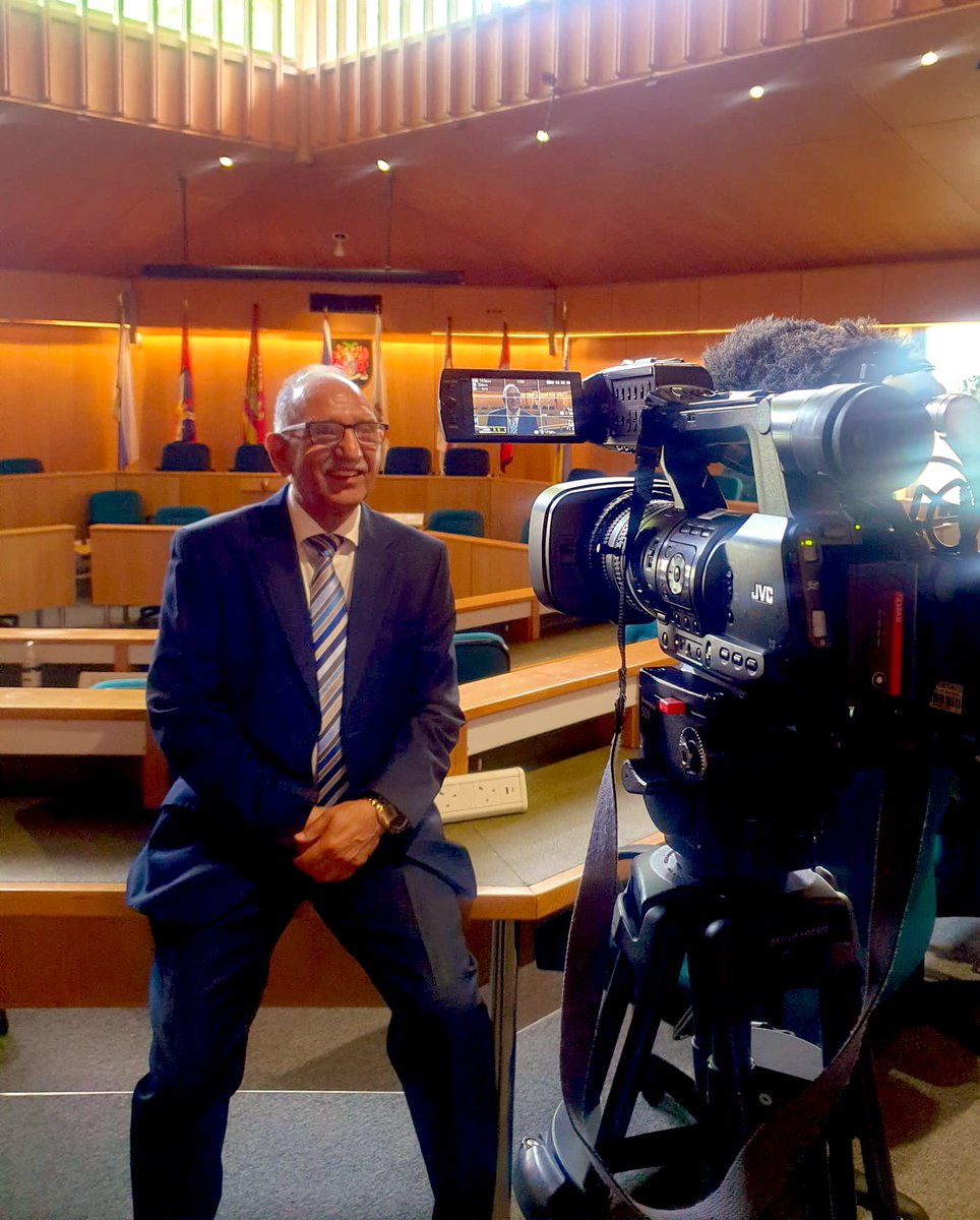 You won't want to miss this. On air last night. This is it. After 31 years of public service, former Rushmoor Councillor Charles Choudhary speaks to <a href="/BBCSouthNews/">BBC Hampshire & Isle of Wight</a> <a href="/BBCNews/">BBC News (UK)</a>. Link starts at 14.07 - South Today, Evening News: 30/06/2023: bbc.co.uk/iplayer/episod… via <a href="/BBCiPlayer/">BBC iPlayer</a> 📽️🎬