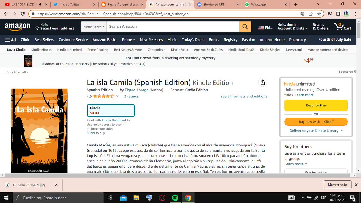 UrretaJorge's tweet image. RT @britanicoq: RT @UrretaJorge: RT @britanicoq: RT @UrretaJorge: RT @britanicoq: shorturl.at/asuGI #Figaroabrego #Amazon #Kindle #Terror #Colombia #Arraijan #libros #RecomiendoLeer #novelanegra #paranormal #Traicionada
