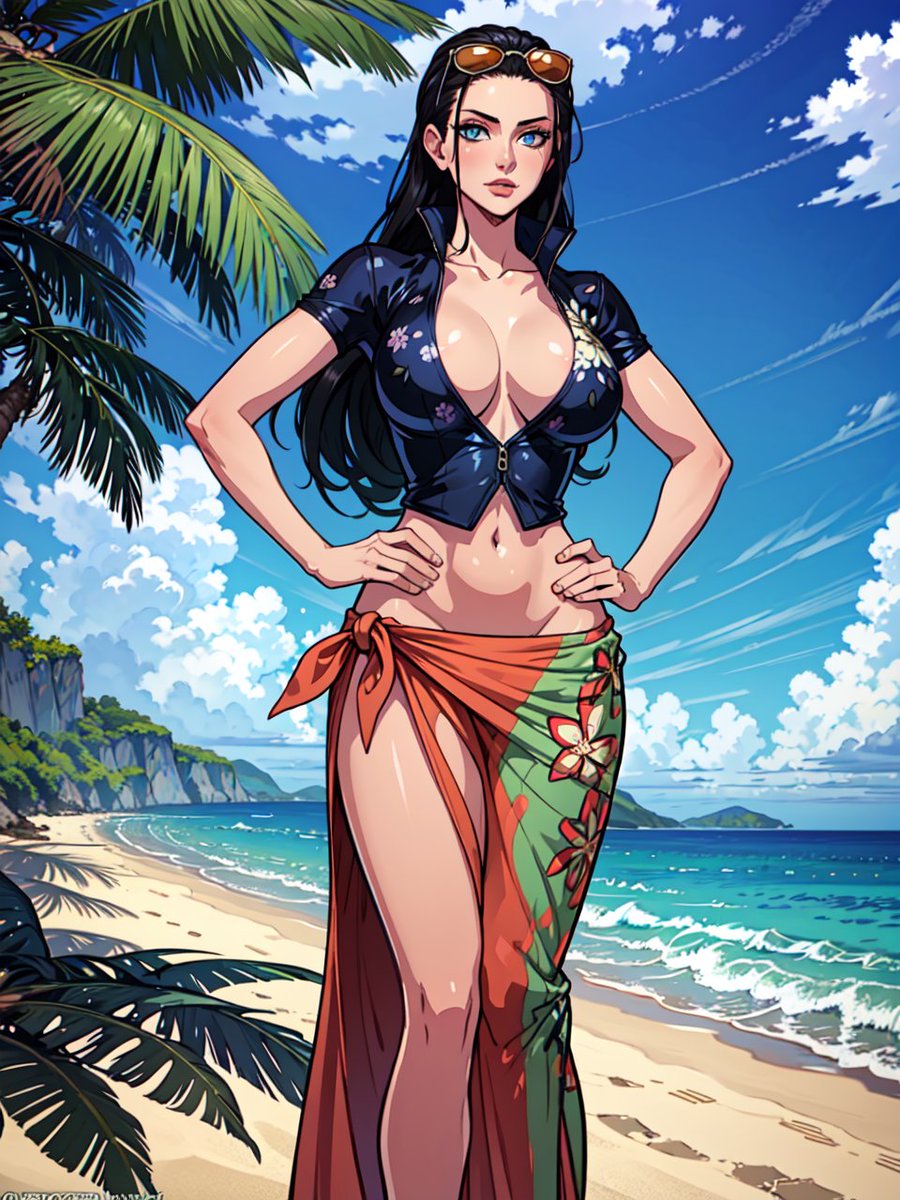 aigoddessof's tweet photo. One Piece girls are such a treat! 

#AInime by @lexferreira89 

Thanks for the invite!

#ONEPIECE #AIart #waifudiffusion https://t.co/AtLkMfMzM9