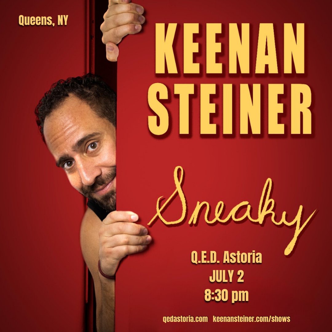 New York! A few tickets are left for Sunday. I'm presenting my baby to you. It's show on what it's like in and out of the closet, love, sex, family, and living abroad. And pure silliness. @QEDAstoria. Here: qedastoria.com/products/keena… Opened by Gabe Pacheco