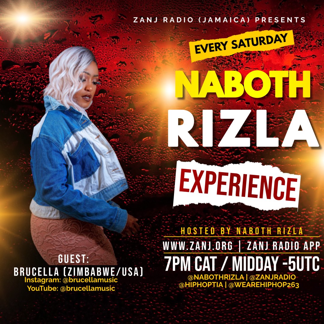 #np <a href="/sleekstar/">sleekstar</a> #kwekweanthem , #viruszw #highbloodpressurept2 , #probeatz #munengwe , @cloudnein #marceline w/
<a href="/nabothrizla/">Naboth RIZLA</a> #nabothrizlaexperience
@zanjradio #jamaica Livestream zanj.org website or search Zanj Radio App on Apple &amp; Play Store #TuneInNOW #zimhiphop