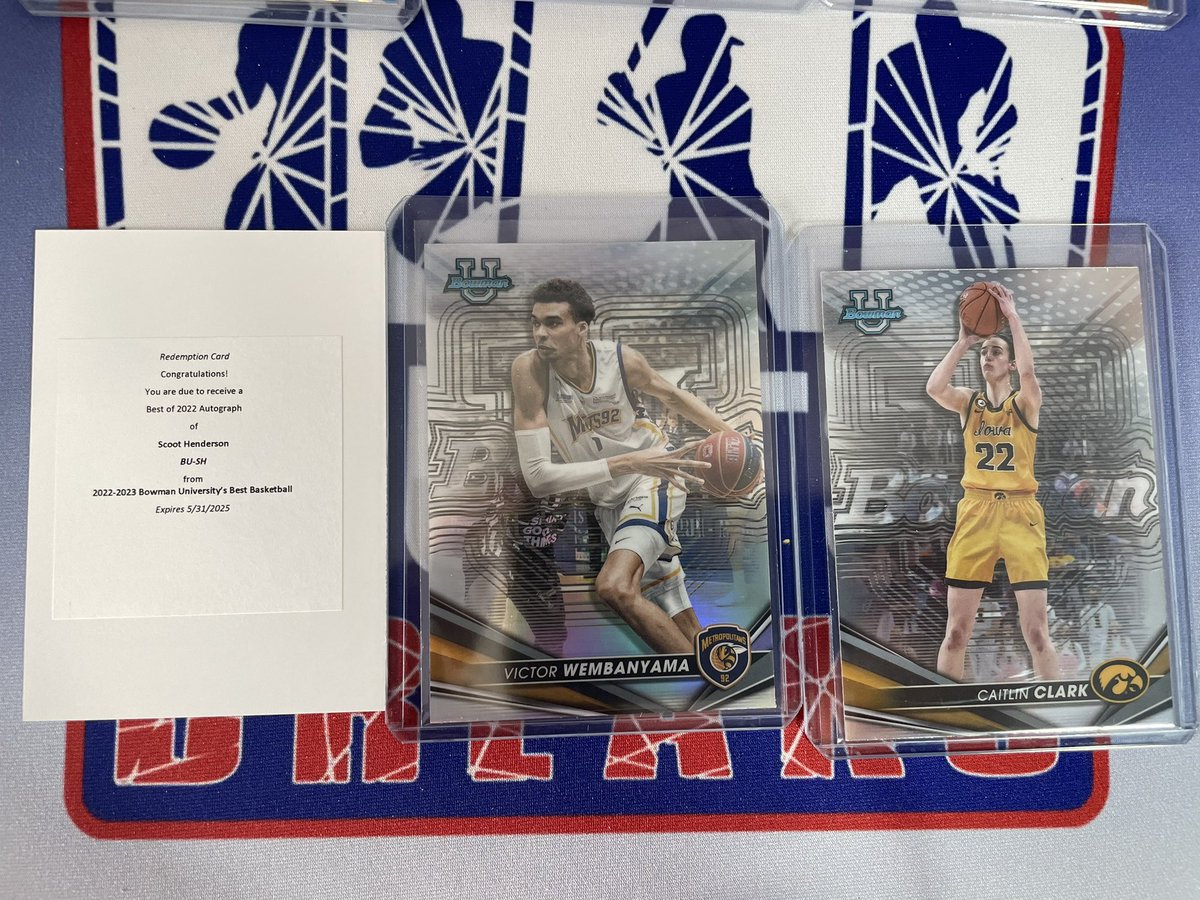 RUTSBreaks (@rutsbreaks) on Twitter photo We take those!!!
🔥 Scoot auto redemption
🔥🔥 Wemby refractor
🔥Caitlin Clark base
Thanks to <a href="/FrankJsBoxes/">Frank Js Boxes!</a> for the heatttttt! <a href="/CaitlinClark22/">Caitlin Clark</a> @vicw_32 #wemby #scoothenderson We take those!!!
🔥 Scoot auto redemption
🔥🔥 Wemby refractor
🔥Caitlin Clark base
Thanks to <a href="/FrankJsBoxes/">Frank Js Boxes!</a> for the heatttttt! <a href="/CaitlinClark22/">Caitlin Clark</a> @vicw_32 #wemby #scoothenderson