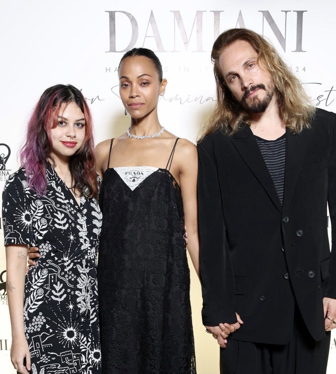 ZoeSaldanaFanP's tweet photo. Zoe attends the “The Absence Of Eden” world premiere afterparty on June 30, 2023 in Taormina, Italy! ❤️ #zoesaldana #marcoperego #theabsenceofeden https://t.co/GxOS1qVWbY
