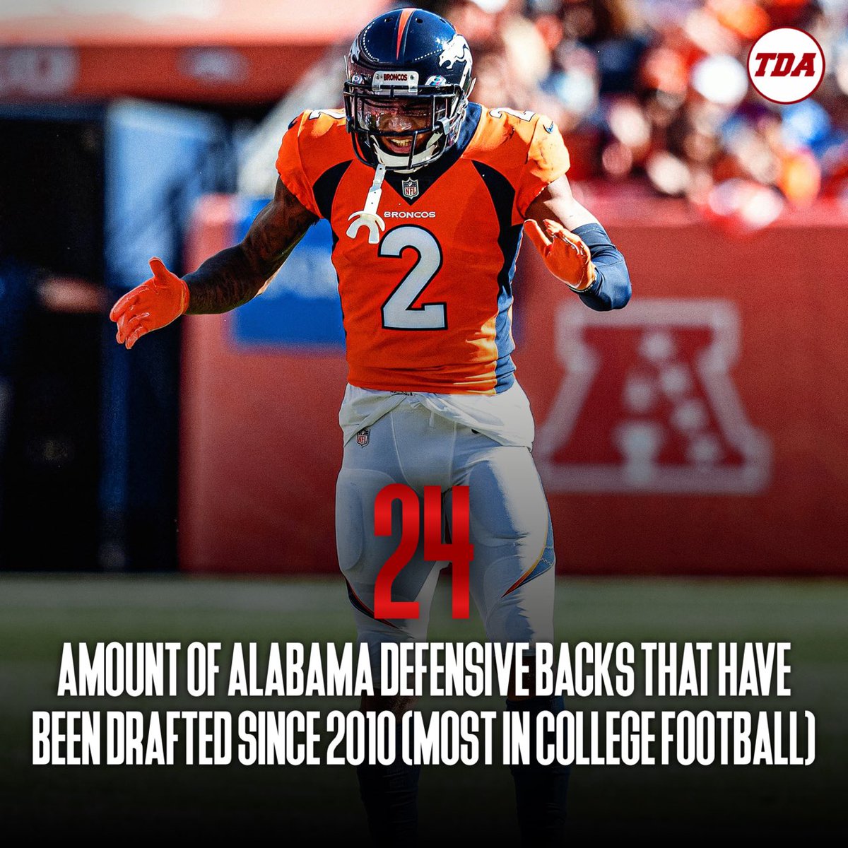Alabama has been a DB factory for the NFL 🏭