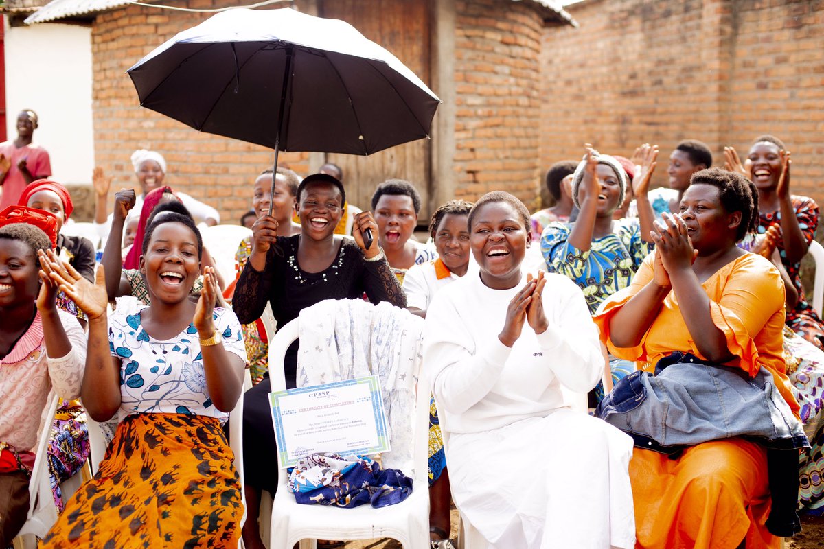 cpjsprw's tweet photo. CPJSP friend Michelle gave YEC Rubavu’s female trainees gifts of woman’s period materials. https://t.co/ACGH4t6uNK