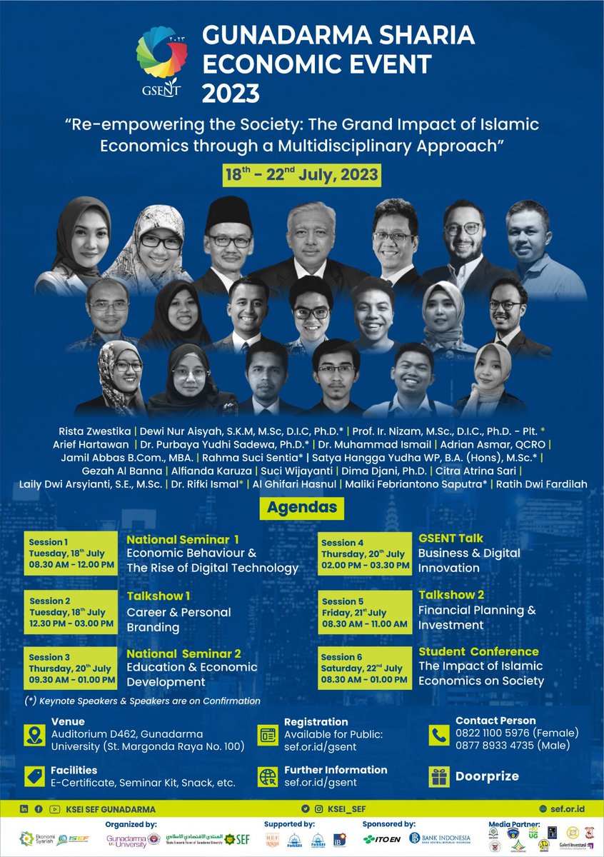KSEI SEF Universitas Gunadarma tweet media
