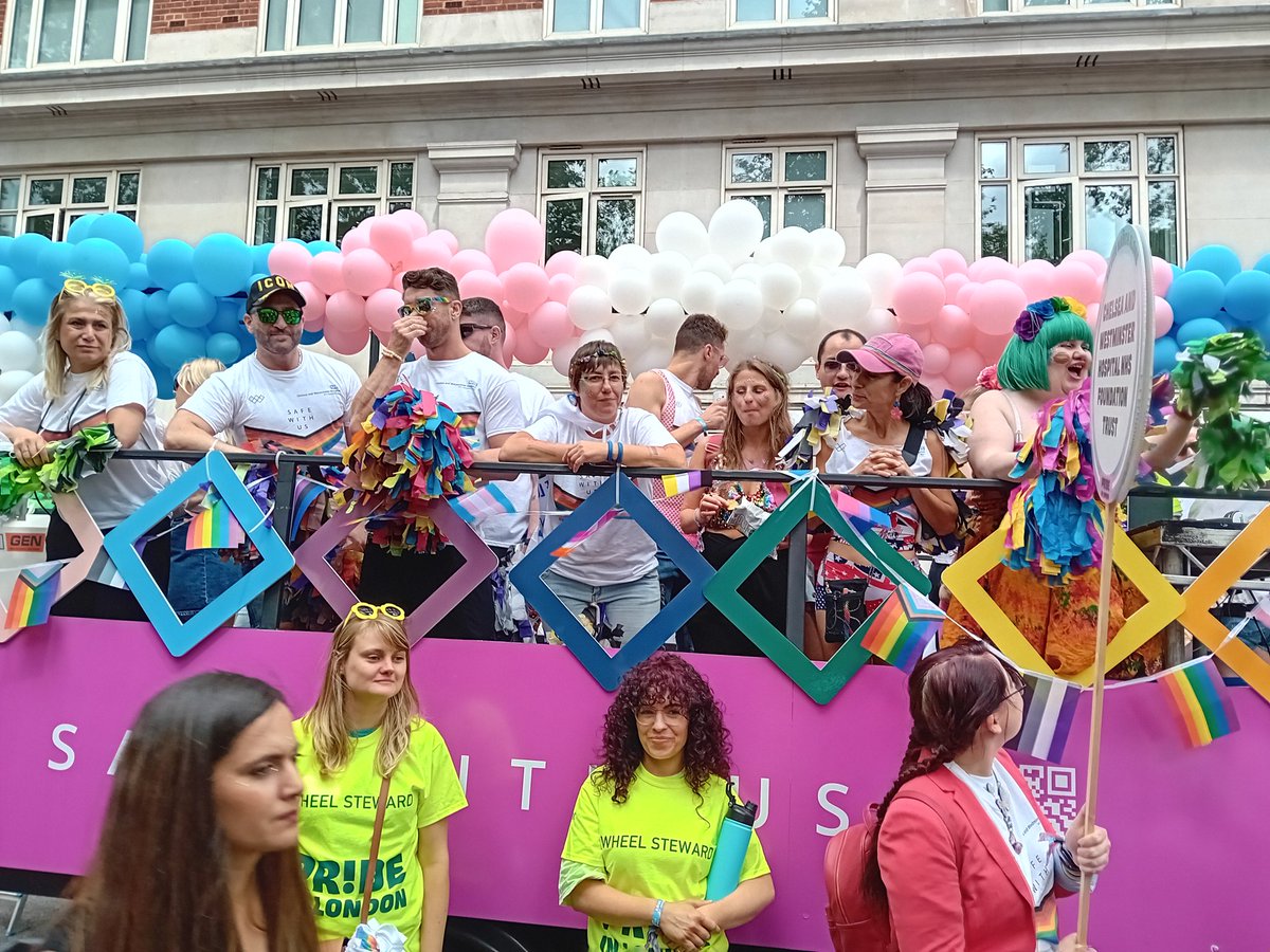 StephenNCole's tweet photo. Look out for our float in London Pride! @ChelwestFT #PrideInLondon #SafeWithUs https://t.co/TU9KQ8ItjD