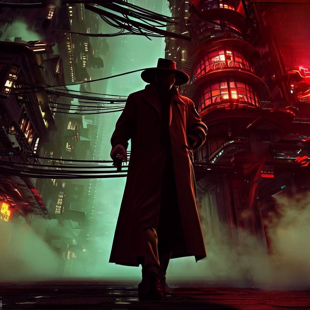 AI_GeishaDreams's tweet photo. Back to my comic book 'CyberMoon City' サイバームーンシティ or in Chinese 网络月都 (Wǎngluò Yuè Dū)
This time it's retro cars and 'gumshoe' private eyes in the neon cyberpunk fog
#geisha #digital #cybermoon #bladerunner https://t.co/PZCTb7RDye