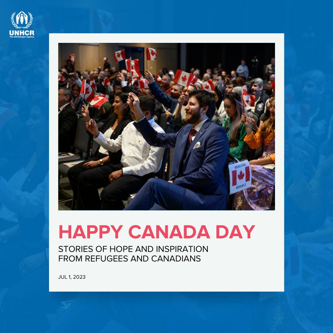 Happy #CanadaDay! 🇨🇦

Today we’re bringing you six stories of hope, generosity and inspiration from #refugees and Canadians — who make our country a more vibrant and better place to live.

👇👇👇