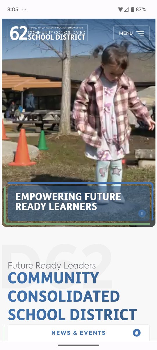 Yes! So thrilled to announce the launch of our beautiful, captivating and engaging website: d62.org. Our team worked so hard to make this a reality. Shout out to Dan Chianelli, Pablo Sands and <a href="/adamdenenberg/">Adam Denenberg</a>. We did it! #62learns #62united