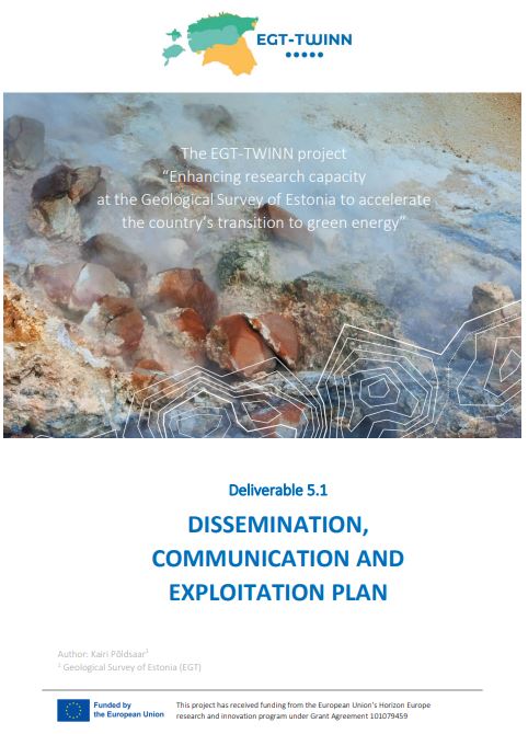 EgtTwinn's tweet photo. EGT-TWINN project "Dissemination, Communication, Exploitation PLAN" is now launched and publicly avalable at our website: https://t.co/8L9dWF5zty https://t.co/IazDAut844