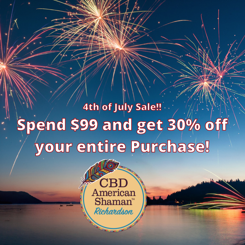 CBD_RICHARDSON's tweet photo. Happy 4th of July Weekend!  We are bringing back our most popular sale for this amazing event! Spend $99 get 30% off!
Sale ends July 4th.  Must mention this ad to get the deal! https://t.co/SX1mOQV8Li