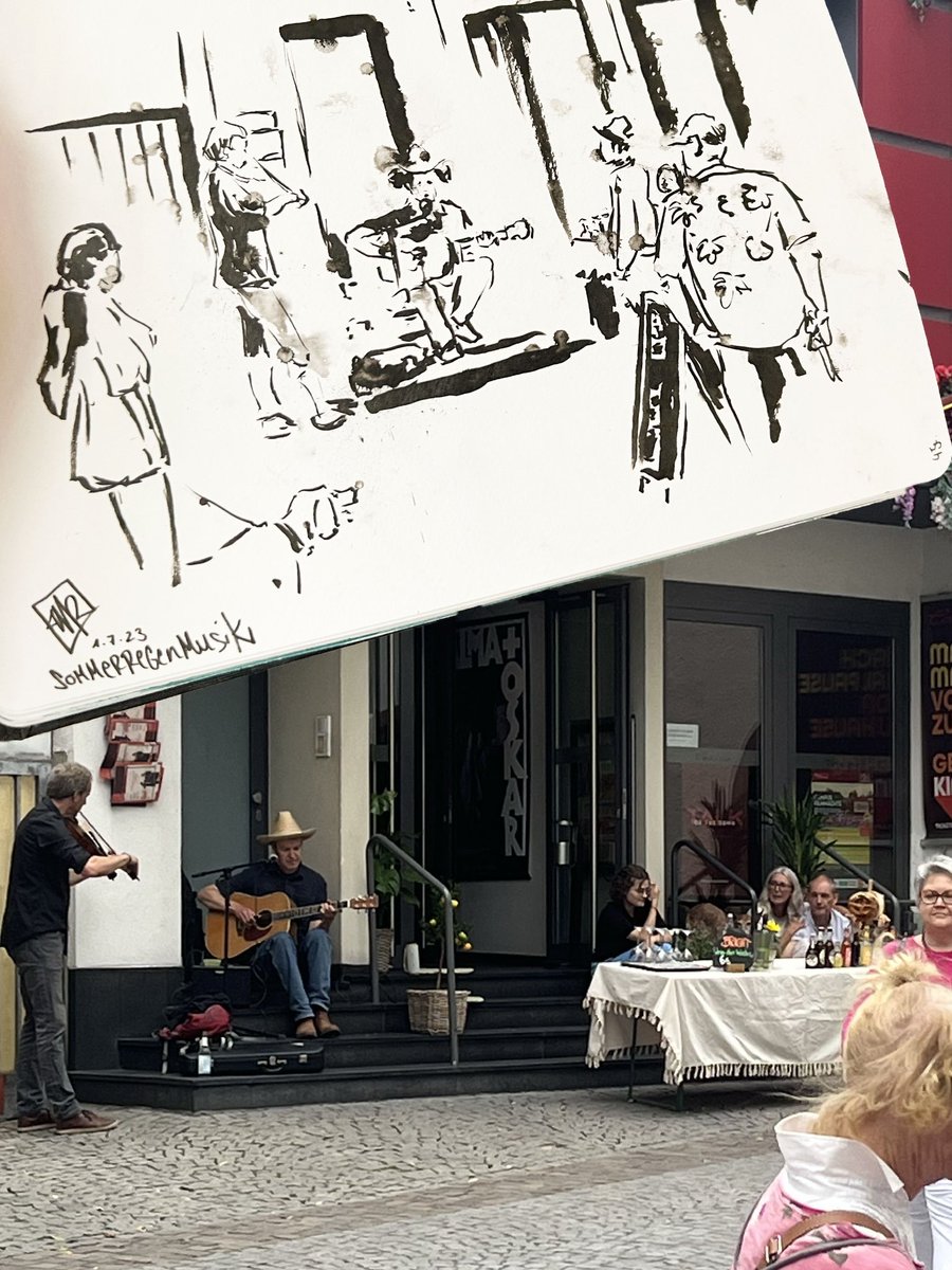 Sommerregenlivemusik
#kulturtage #aschaffenburg
#casinokino #urbansketching