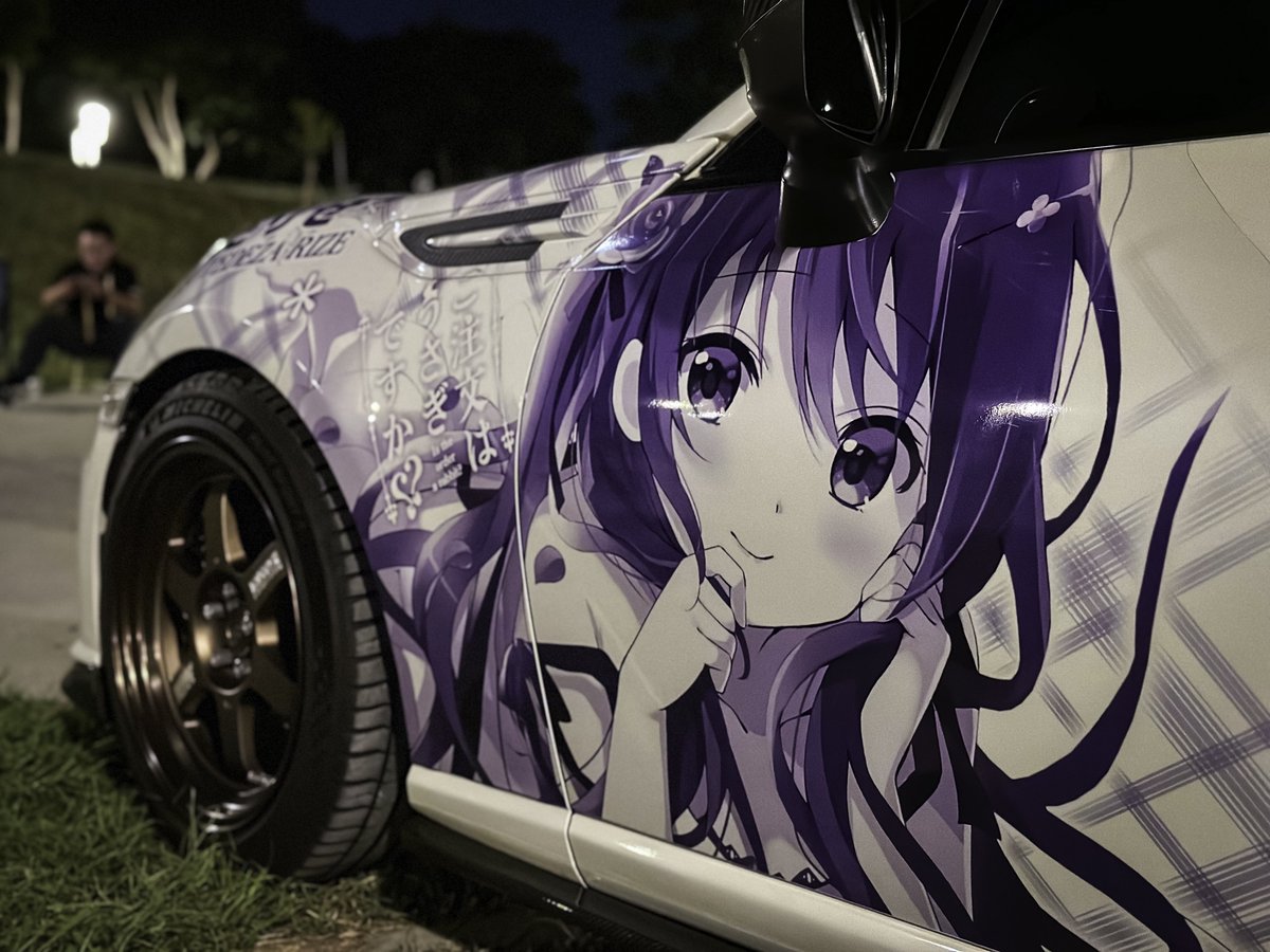 mogutto_EliUmi's tweet photo. 今宵は台湾痛車のみなさんと交流会🇹🇼🤝 https://t.co/YANDhl7uhn
