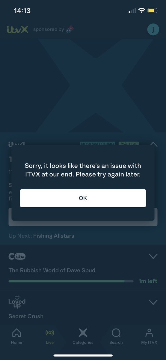 wearejoe's tweet photo. Classic @ITVX. https://t.co/0xYJxfwgXx