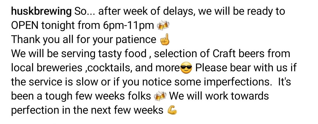 Husk Brewing tweet media