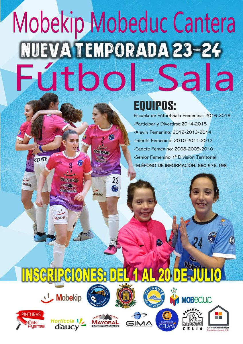 NUEVA TEMPORDA 2023-204
Anímate, únete a nuestros equipos¡¡