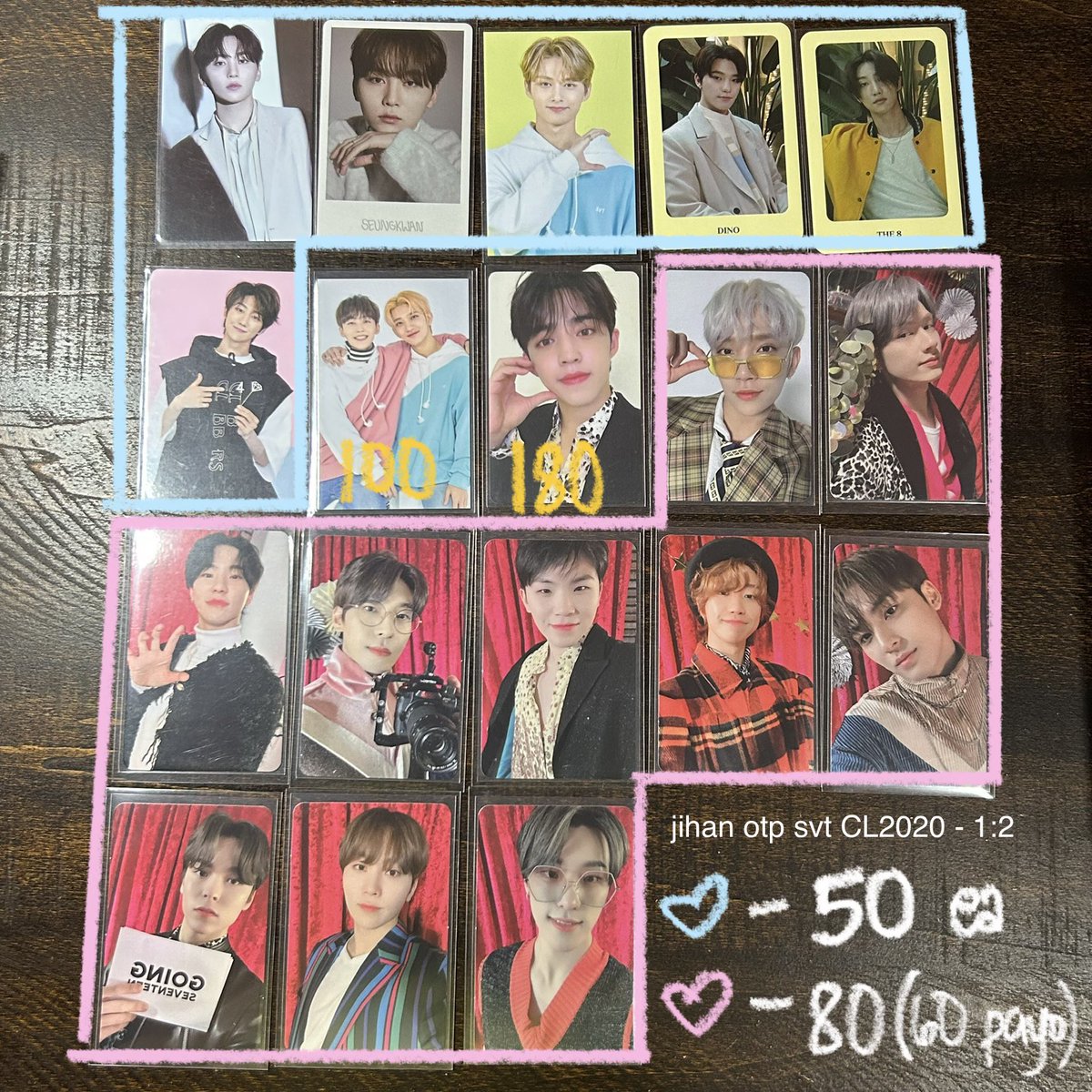 817carts's tweet photo. update:

wts lfb ph | #817carts

⌗ ... seventeen assorted pc

𓂋 prices on pic
𓂋 dop: payo (24h) / 3 days
𓂋 loc: laguna
𓂋 reply mine + pic !

🏷: 2020 japan dome tour pc trading cards yourchoice pc gose mag pc jihan cl2020 dino woozi the8 cheol joshua jun mingyu wonwoo hoshi https://t.co/9tPyMVzEWm