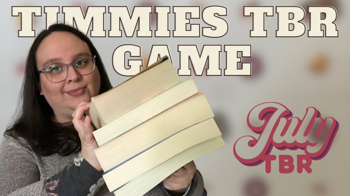 It’s time for July’s round of Timmies TBR!

youtu.be/9KxGHwzJejc