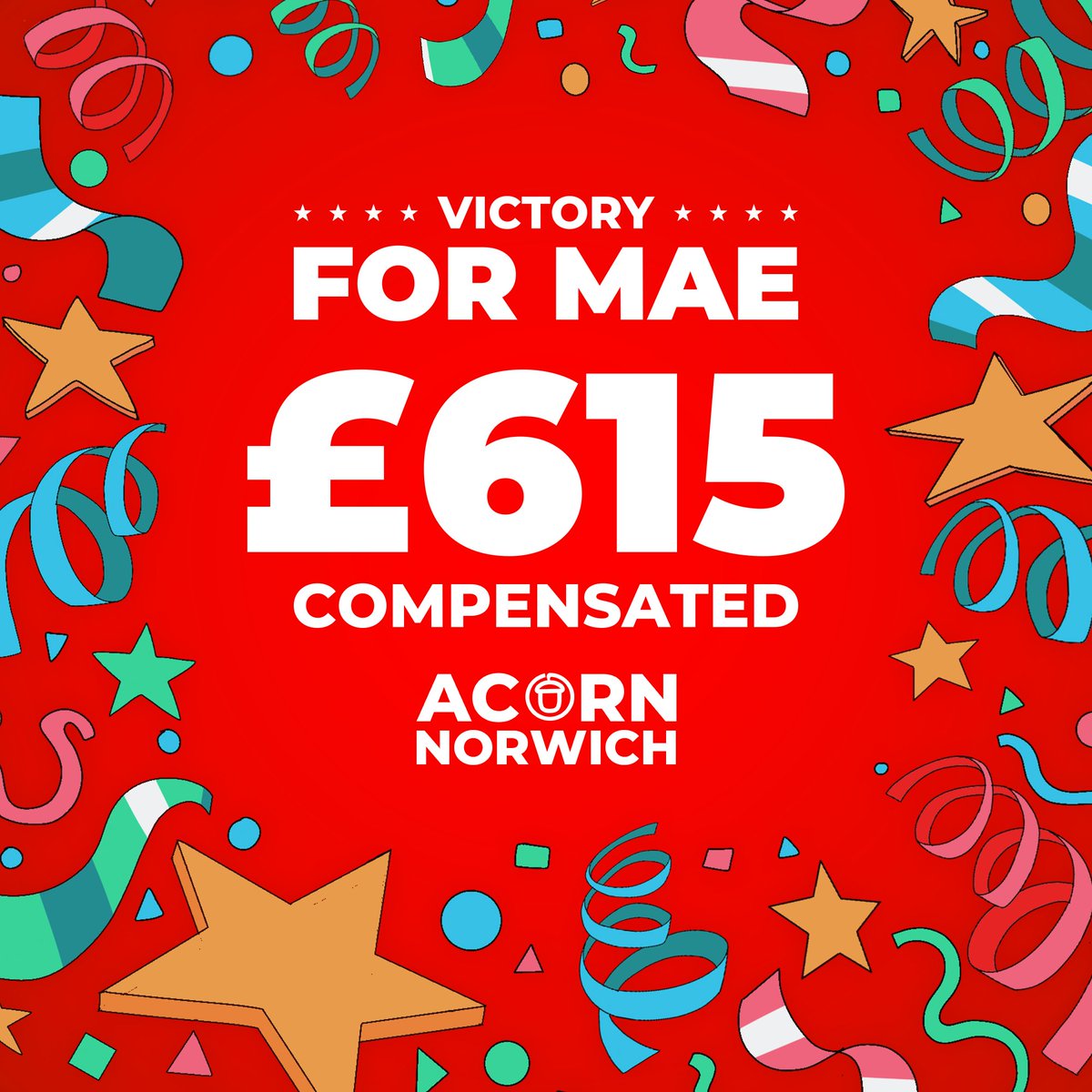 AcornNorwich's tweet photo. After ACORN Norwich member Mae woke up to the ceiling collapsing onto them, we leaped into action

Organising a member defence team, we got to planning w/ Mae

After a quick action, the landlord responded to fixing the ceiling &amp; offering compensation of ~£615

Get organised, win! https://t.co/GB8VrZip2w