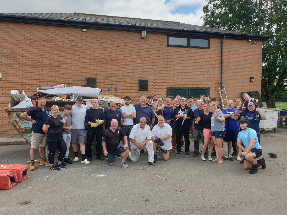Old Richians RFC. A very productive volunteer work party today. Many thanks to all who put in a shift. #grfu #rfu #volunteering