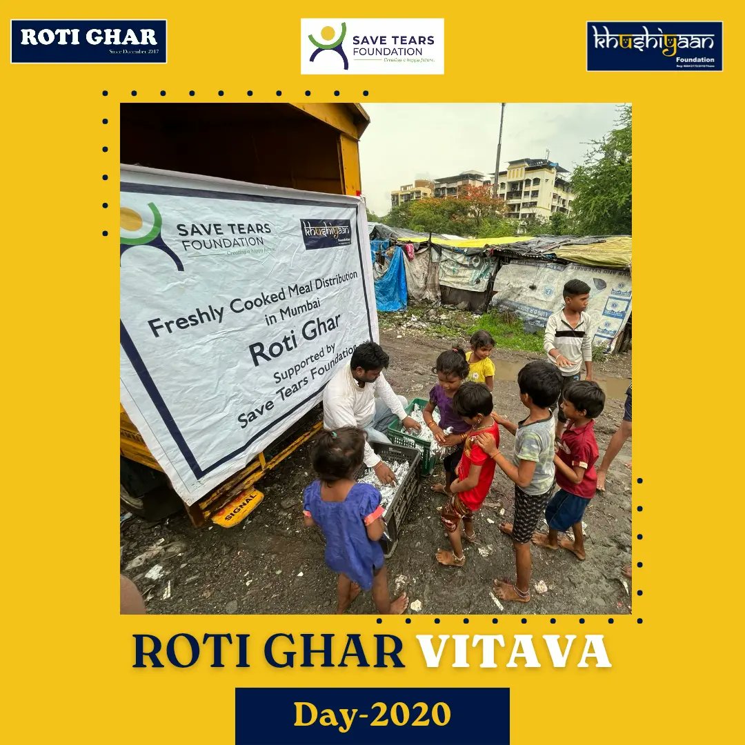 RotiGharIndia's tweet photo. Date : 26-06-2023
Location :
Delhi
Valsad
Vitava
Mumbai
Roti Ghar : Day 2020
"The highest of distinctions is service to others"
Be kind to everyone and spread happiness across!
.
#upliftingsociety #helpingothers #feedingkids #hungerfree
#Hungerfreeindia #Kidsofrotighar https://t.co/92Ix2j8nUv