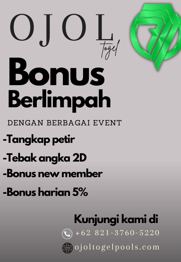 ojoltogel777's tweet image. BO Recomendasi #OJOLTOGEL 
kunjungi kami di ojoltogelpools.com
#kodal #btsarmy #justinbieber #poltar #naga #wibu #wibuindonesia #oppa #armydunia #angka #angkajitu #angkajituhk #angkajitutogel