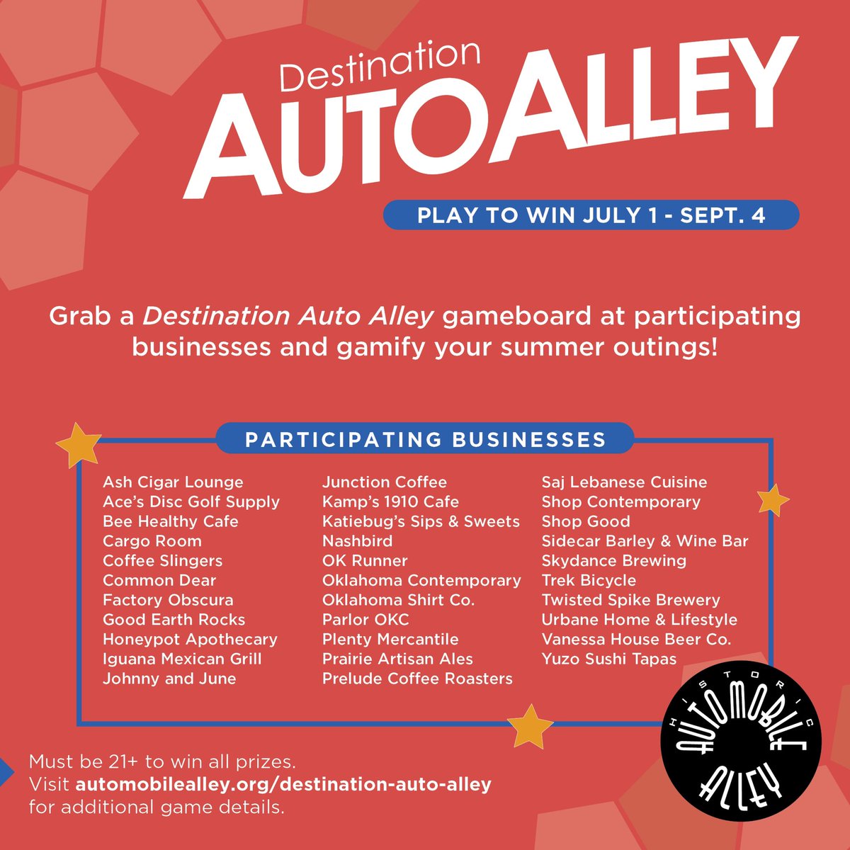 Destination AutoAlley is BACK in partnership with @OKContemporary 🔥 🗺️