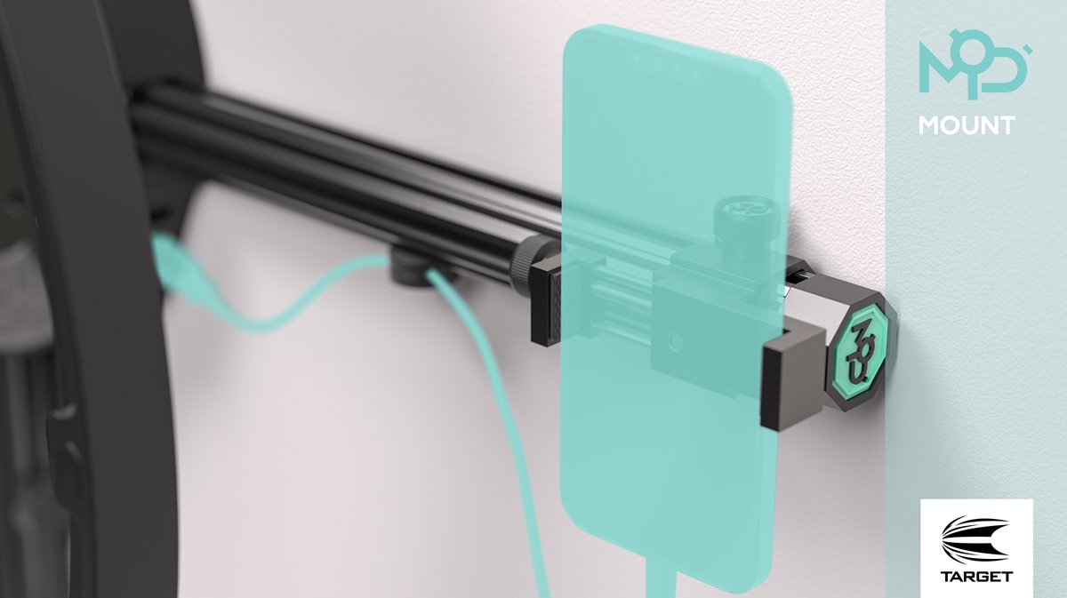 TargetDarts's tweet photo. Keep track of your @DartCounter scores whilst you're on the MOD with the Phone Mount.

Did we mention that you can also charge your phone with a cable plugged directly into the Hub? That's handy!

See it here: https://t.co/RO2rFc2YZO

#TeamTarget #HomeDarts #MODSystem https://t.co/VbxURkZZZk