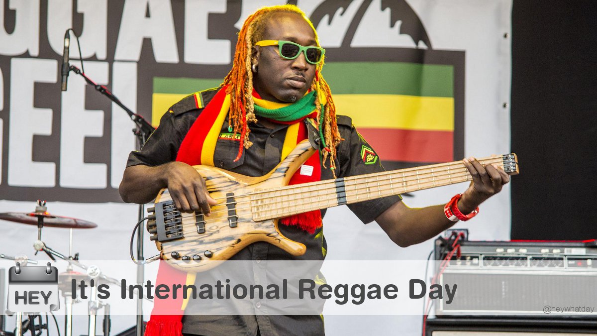 It's International Reggae Day! 
#InternationalReggaeDay #ReggaeDay #ReggaeMusicDay