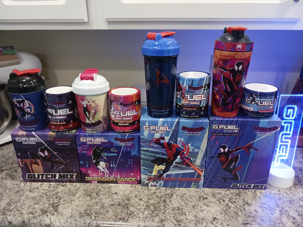 Holy Spider-Man Saturday, this is amazing, Way to go #GFUEL  top-notch, A++++ 💯🔥