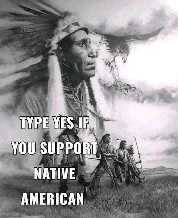 If you support Native American culture Say.... ❝Yes❞💟