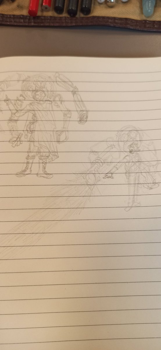 AliraArt's tweet photo. Grave chill de dessiner à la médiathèque, ça créé une ptite ambiance de travail, du coup j'retouche de vieux croquis d'OC https://t.co/KCt4PwNZQA